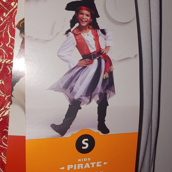 GIRLS SMALL Pirate Dress Halloween Costume Hyde And Eek - Picture 10 of 13